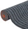 tonchean Teppich Läufer 300x90 cm rutschfest Teppichläufer Flur Küchen Waschbar Schmutzfangmatte Fußmatte Eingangsteppich Gestreift Teppich Meterware für Korridor, Wohnzimmer, Waschküche, Büro, Grau