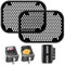 2 Pièces Grille Anti Projection pour Air Fryer Ninja Double Stack XL SL400EU Et SL300EU, Réutilisable Plat Moule Silicone Air Fryer Accessoires Air Fryer Pour Airfryer Ninja Double Stack XL