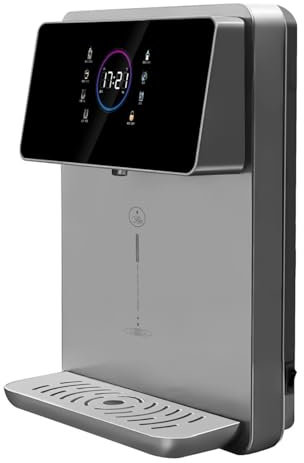 LIULIQ Intelligenter Wasserspender Mit Einstellbarer Temperatur, Netzgespeister Wasserspender Für Die Wandmontage Mit Kindersicherung, 4-stufiger Temperaturregelung Und 4-stufiger Wassermenge
