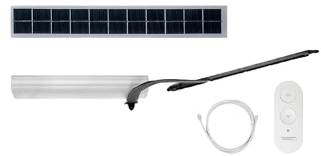 Moteur Solaire Bubendorff 1 Vantail - Kit Complet Volet Battant Autonome - Motorisation Solaire sans Câblage - Détection Obstacle & Anti-pincement