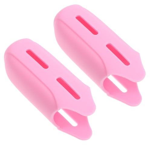 Healeved 2 Fundas de Silicona para Rizador y Plancha, Resistentes al Calor y Antideslizantes, Ideales para Viaje y Uso Diario