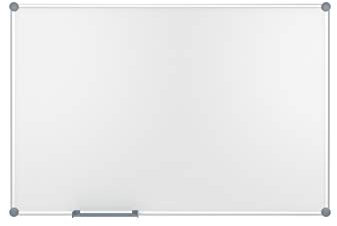 Whiteboard 2000 MAULpro, magnetische Wandtafelmit Stiftablage, trocken abwischbar (100 x 150 cm)