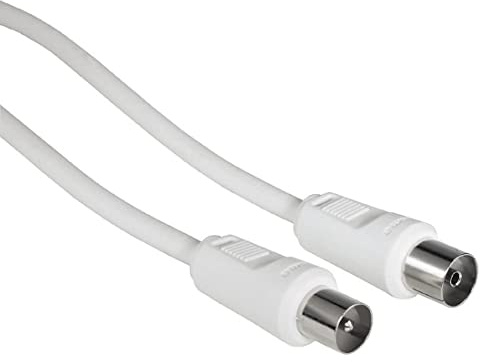 Hama 11905 Antennenkabel, 85dB, 3m, weiß