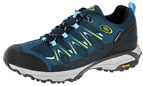 Brütting Damen Expedition Walkingschuhe, Marine Blau Lemon, 40 EU