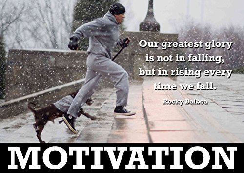 couoi Rocky Balboa 3 – Motivation – Boxen – Greatest Glory Zitat – Spruch – A4 Poster
