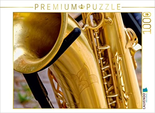 CALVENDO Puzzle Saxophon - schön und sexy | 1000 Teile Lege-Größe 64 x 48 cm Foto-Puzzle für glückliche Stunden
