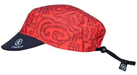 Chaskee Reversible Cap Maze, One Size, rot