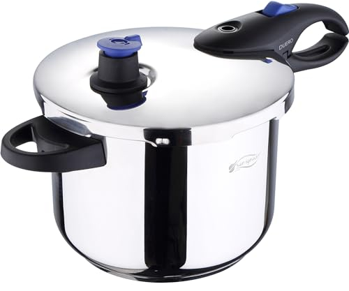 Olla a presion Ø22cm 5,5l acero inoxidable colección Duero, inducción