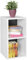 FineBuy Standregal Holz 30x60x30 cm Modern Regal Klein, Wandregal Ablageregal Schmal, Kleines Bücherregal 2 Ablagefächer, Schmales Design Holzregal Nischenregal