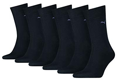 PUMA Herren Business Socken Strümpfe Classic Socks 272001001 6 Paar, Farbe:Blau, Menge:6 Paar (3x 2er Pack), Größe:47-49, Artikel:-321 navy
