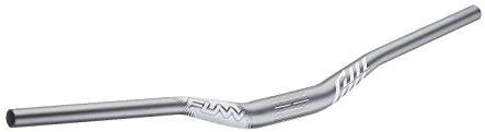 Funn Full On Mountainbike Lenker mit Lenkerklemme 35mm und Breite 785mm, robuster und leichter Legierungs-Riser-Lenker für MTB, BMX und Rennrad, Anstieg 30mm (Graue)