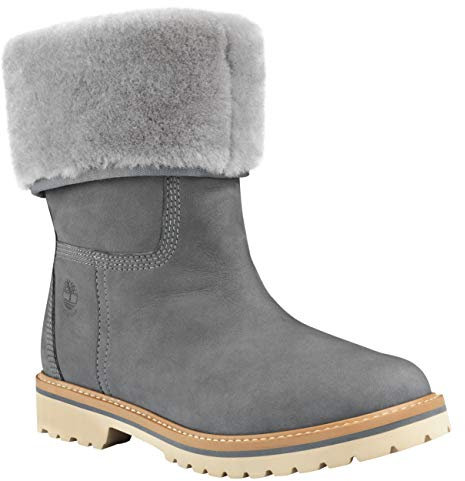 Timberland Chamonix Valley Shearling Fold Down Stivali da donna per esterni, EU 35.5-42, Gargoyle, 38 EU