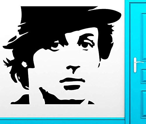 Vinyl Wände Wandaufkleber Rocky Balboa Salon Boxer Boxen Kult Klassische Wandtattoos Wohnkultur Wohnzimmer M 50 * 40Cm