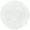 SIMPEX Teppich Wohnzimmer 160 cm Rund Hochflor Teppich Weiß Moderne Einfarbig Design - Schlafzimmer Teppich Pflegeleicht Extra Weich Extra Flauschig - Carpet Living Room Deko