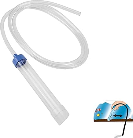 Nettoyeur de gravier pour aquarium Siphon Aquarium Aspirateur Filtre à Eau Siphon Pompe à eau Pompe à siphon pour aquarium Avec tuyau de 150 cm pour Aquarium pour Le Nettoyage du Sable de Gravier