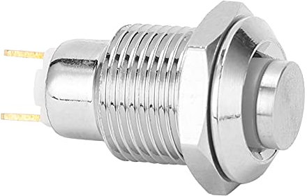 Drucktaster, Schalter Drucktaster 10 mm Drucktaster korrosionsbeständig für Zugangskontrolle zum Gerätestart