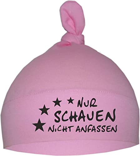 Kleiner Fratz Baby 1-Zipfelmütze unifarben (rosa) (Gr. 1 (KU: 35-42)) Nur schauen Nicht anfassen