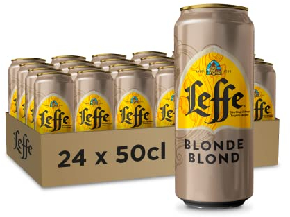 Leffe Blonde Bière Pack 24 Canettes 50cl