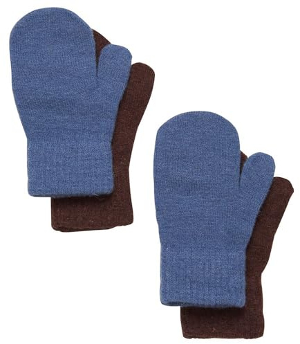 Celavi Unisex Kinder Magic 2-pak Mittens, China Blue, 3 EU
