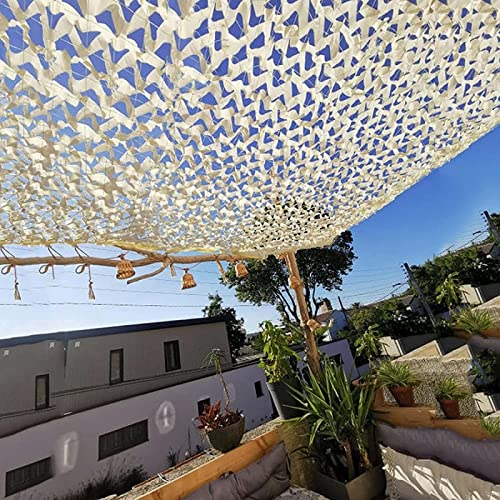 Tarnnetz Beige,Bundeswehr Verstärktes Camouflage Netz,Für Jagd Camping Dekorativ,Sonnenschutz Tarnung Netz,Garten Pergola Terrasse Sichtschutz Sonnensegel 2m 3m 4m 5m 6m 8m,Beige-4x4m(13.1*13.1ft)
