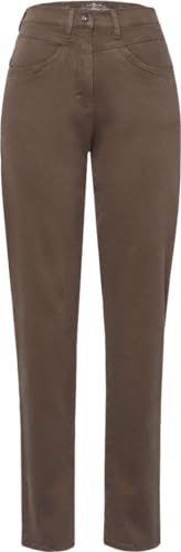 Raphaela by Brax Caren New Soft Tencel Denim, Dark Olive, 40W / 30L