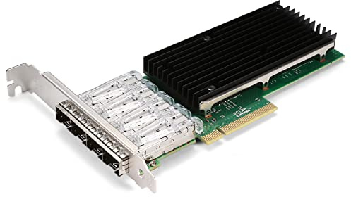 10-Gb-PCI-E-NIC-Netzwerkkarte, Quad-SFP+-Ports, mit Original-Intel-X710-BM1-Controllern, im Vergleich zu Intel X710-DA4, PCI-Express-Ethernet-LAN-Adapter, unterstützt Windows Server/Linux/VMware/ESX