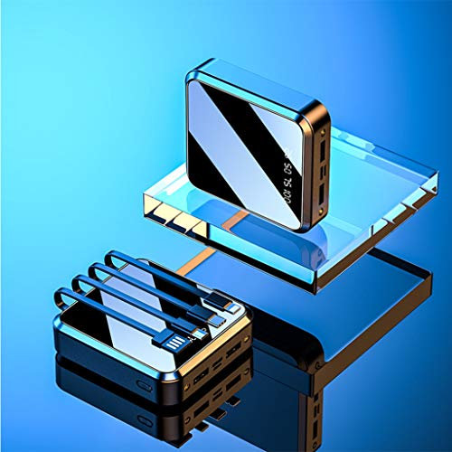 Power Bank Mini Power Bank 20000 Mah/USB C Power Bank/Slim Power Bank/Mini Mini Power/Banche di alimentazione portatili per telefoni cellulari,Nero