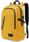 Mancro Anti-Theft Backpack,Lightweight Laptop Backpack 15.6 Inch with USB Charging Port & Lock,Water Resistant Small Laptop Rucksack for Men Women,Work Bag Gifts for office,Casual School Bag,Yellow