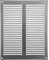 Copertura per bocchetta dell'aria zincata, 20,3 x 25,4 cm, griglie d'aria di ritorno in acciaio, per soffitto e parete laterale, HVAC, con schermo di protezione (20,87 x 24,8 cm, zincato)