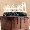 Wunschtext Cake Topper aus Acryl zur Hochzeit | Mr & Mr | personalisiert mit Wunschnamen | Kuchendeko Tortenstecker | weiß | Kuchendekoration und Tortenschmuck 100% Made in Germany