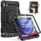 Timecity Case For Samsung Galaxy Tab S10 FE / S9 FE 10.9 inch 2025/2023 & S9 11 Inch 2023 (Not for S9+/S9 FE+), with Screen Protector, Pencil Holder, 360 Rotating Hand Strap & KickStand, Black