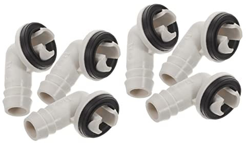 STOBAZA 6pièces Adaptateur De Tuyau De Vidange Pour Climatiseur De Connecteur Coude Pour Unité Extérieure Accessoires De Climatisation Pour Maison Bureau Hôpital