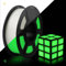 TECBEARS Glow in the Dark Filament PLA 1.75mm, PLA Leuchtet Filament Grün, Maßgenauigkeit +/- 0.02mm, 1kg Spule Filament PLA für 3D Drucker, Glow Grün