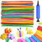 Modellier Luftballon, 200 Stück Gemischte Farbe Lange Verdrehen Ballons Modellierballons mit groß Luftpumpe für Kindergeburtstag Party Hochzeit Dekoratio