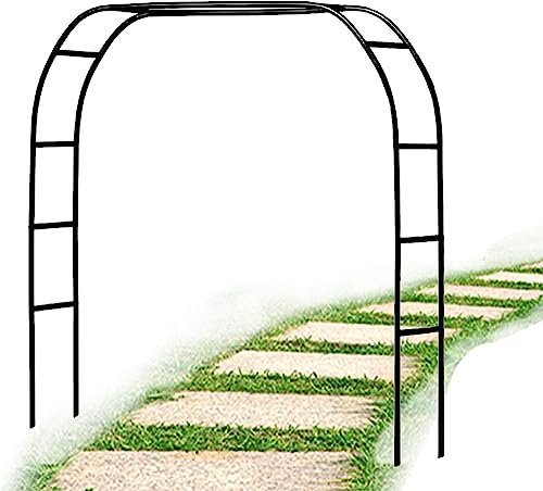 LBLFEBD Treillis d'arche de Jardin en métal Robuste de de Large, arcs de Roses résistants aux intempéries, Cadre d'arche de Mariage, Support d'arche de décoration d'entr