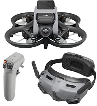 DJI Avata Explorer Combo - First-Person View Drone with Camera, UAV Quadcopter with 4K Stabilized Video, Super-Wide 155° FOV (Renewed)