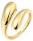 XENOX® Duo Drop Ring - Damen Ring aus hochwertigem Edelstahl, 100% Wasserfest | X2670G/54