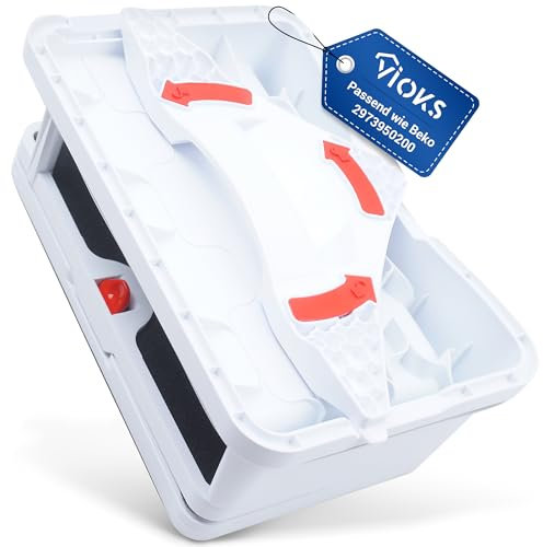 VIOKS Support avec filtre porte-filtre pour module de condensation de rechange pour Beko 2973950200 - Support de filtre avec filtre pour sèche-linge - Porte-filtre avec filtre pour sèche-linge