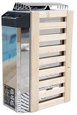 Sauna Heater, Household Stainless Steel Electric Sauna Heater Stove, Indoor and Outdoor Controlled Sweat Steam Stove, Bathroom Heating Equipme Home Hotel Spa Shower Use(3.6KW and Controller)