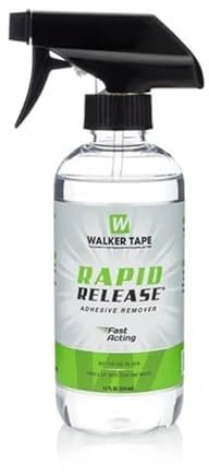 NIGINWIGOLOGY Hair System Glue Rapid Release 12oz Lace Front Wig Adhesive Remover Bond Buildup Cleaner Damage Protector for Poly Caps Wig Extensions and Frontals