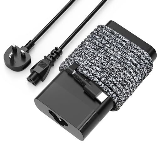 New Slim HP 65W USB C Laptop Charger for HP Spectre x360, Spectre, Chromebook, Elitebook x360, Elitebook, Elite x2, Envyx360, ProBook Travel Type C Power Cord