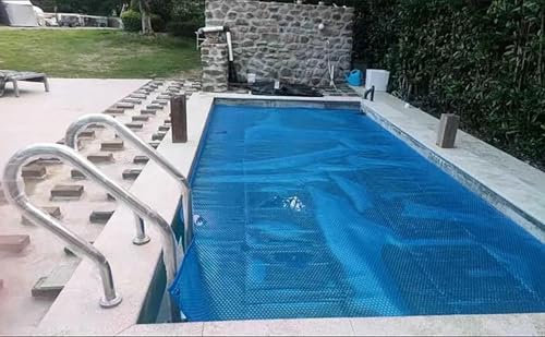 AFLEPCBRQ Dustproof Pool Protector Swimming Pool Cover Kiddie/Lazy/Inflatable/Frame, Hot Tub/Spa Thermal Blanket, Solar Blanket Heating Bubble Cover-1