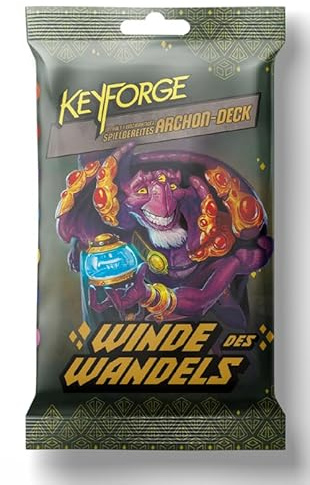 ELZNIR GAMES KeyForge: Winde des Wandels – Archon Deck, einzigartiges Kartenspiel von Richard Garfield, mit Token-Kreaturen & Fraktion Ekwidon, für 2 Spieler, ab 10 Jahren, Ghost Galaxy