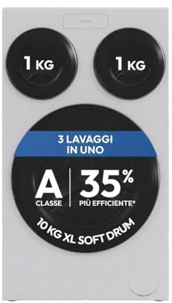 Candy MultiWash Lavatrice 3 Oblò Indipendenti 10+1+1 Kg, 1400 Giri, Bianco | Classe A, Smart AI, Autodose, Igiene UV, Smart Spray, Silenziosa, MQD 410CBL9-11