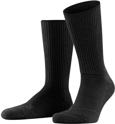 FALKE Unisex Walkie Ergo Socks, Crew Length, Thick Sole, Hiking Sock, Breathable, Moisture-Wicking, Merino Wool, 1 Pair