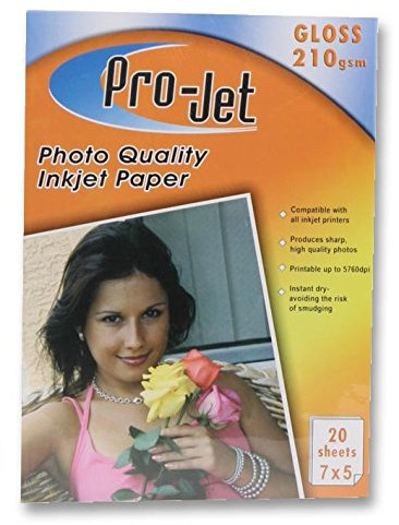 Projet – Projet g2107520 – Papier, Foto, 7 x 5, Glanz, 210 g, X20