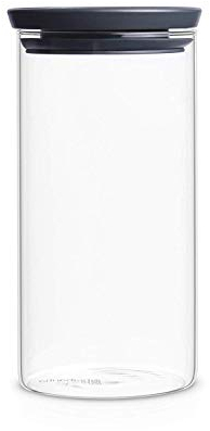 Brabantia Glasbehälter 1.1L, Dunkel Grau