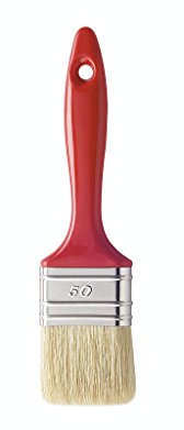 Lack Pinsel Flachpinsel mit heller Chinaborste 40 mm - 12,0 mm