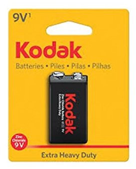Pile Kodak Extra Heavy-Duty Transistor 9V 1Pz