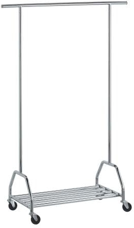 UNILUX Vestiaire Groom Chromé, capacité 70 kg 40 cintres, galerie inférieure - L90 x H165 x P42 cm